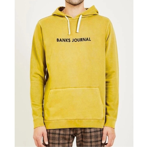 Banks Journal Men’s Organic Logo Hoodie - Picture 1 of 15